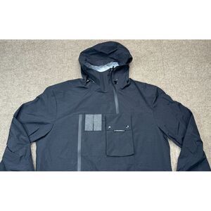 Enshadower Heterogeneous Men's Black Hooded Long Sleeve Jacket Size‎ XL